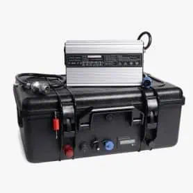 BATTERIA LITIO IN VALIGIA NAUTICA 36V-100AH BMS BT