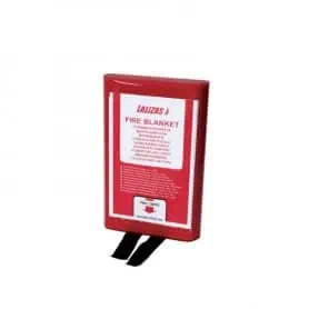 Fire blanket 100x100 cm with PVC container