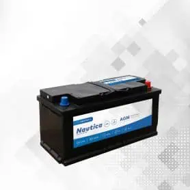 Batteria nautica NT105AGM 12V 105ah  950a 394x175x190h