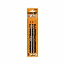 Set of 3 HCs wood saw blades 180x4x6 straight/rough