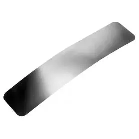 Stainless steel adhesive abrasion guard, 50 x 225 mm