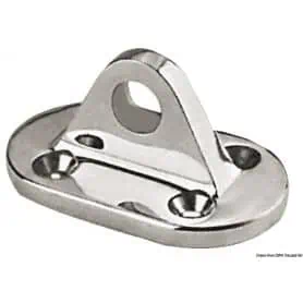 Basetta inox per lifeline occhio 10 mm