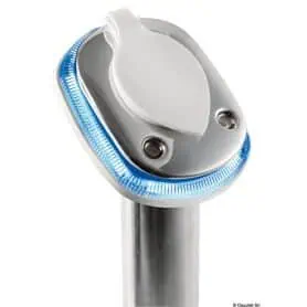 Base with LED for rod holder