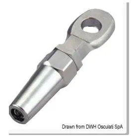 Terminale inox occhio Ø 5 mm