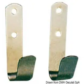 Gancio in acciaio inox lucidato per gancio d'accosto