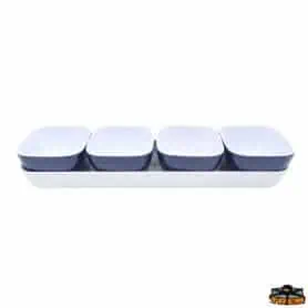 Set aperitivo in melanina Blue Sand