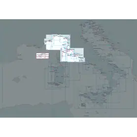 CARTA DAL CANALE DI PIOMBINO A FIUMICINO