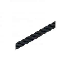 TRECCIA POLIESTERE NERA MM.14