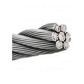 Braided stainless steel cable 133 strands 5 mm