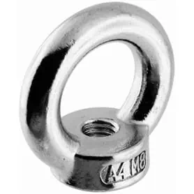 Female stainless steel M8 eyelet - 8268