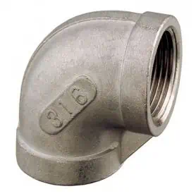 GOMITO FF INOX 316  1"