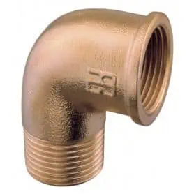 BRASS 3/8" ELBOW MF