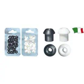 FUNGHETTO BIANCO D.FORO 4mm - CADAUNO