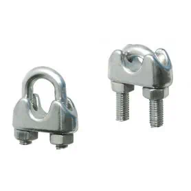 MORSETTO INOX 316 PER CAVI METALLICI  D.3 mm