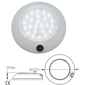 FLAFONIERA ABS 12V 24 x 4.4 W LED D.125 mm