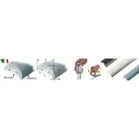 PROFILE RADIAL WHITE mm.52