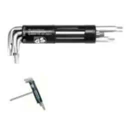 SERIE 8 CHIAVI TORX SATINATE