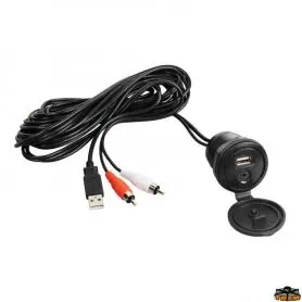 USB/AUX DOOR EXTENSION FOR STEREO OR AUDIO SOURCE