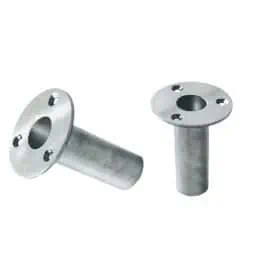 Bicchiere in acciaio inox per passerella D.25