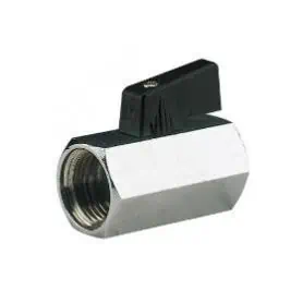RUBINETTO DI LINEA MINI A SFERA FF DA 1-8"