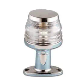 WHITE 12V STAINLESS STEEL CROWN LIGHT
